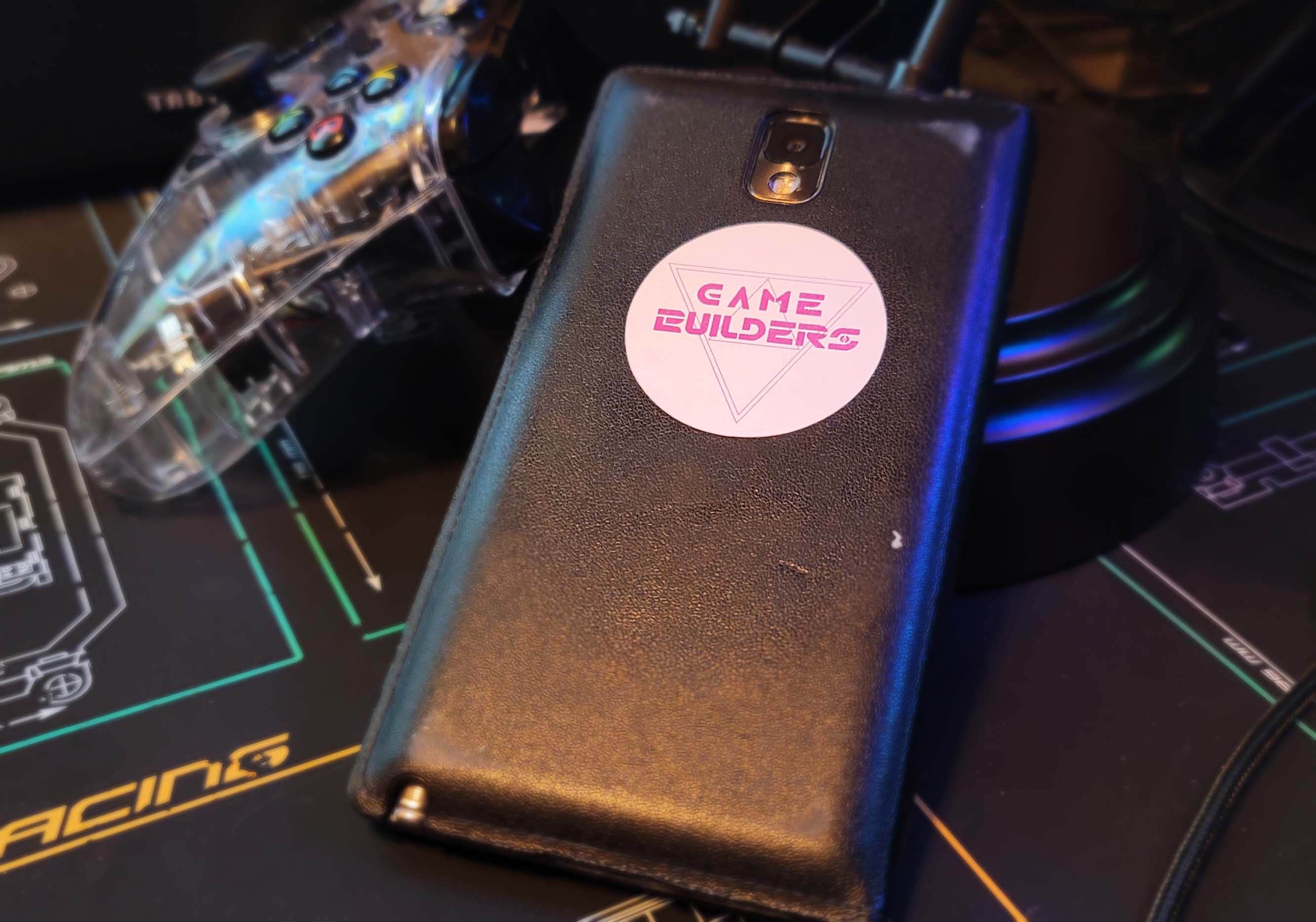 Sticker for the UTEP Game Builders Club dated November 2019.